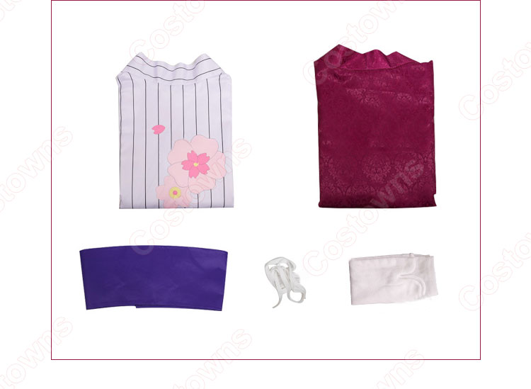 鬼滅の刃 甘露寺蜜璃 コスプレ衣装 浴衣-6