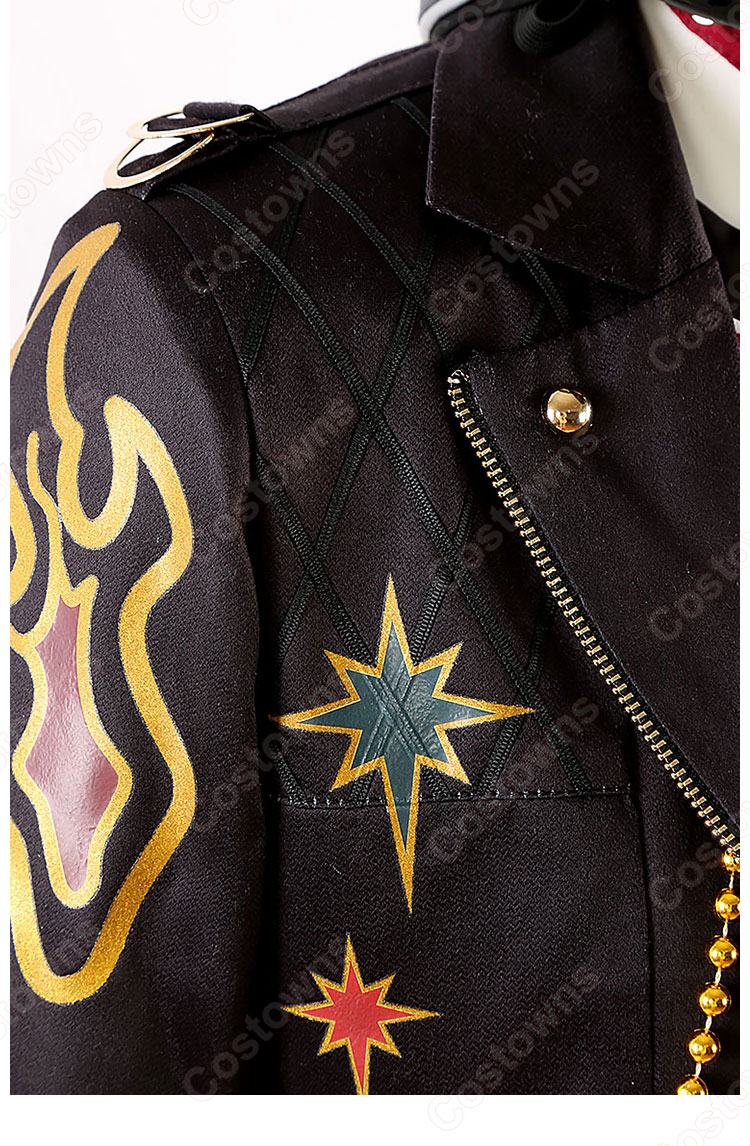 あんスタ! 天城燐音 伏見弓弦 明星スバル 真白友也 七種茨 コスプレ衣装 『あんさんぶるスターズ!!』 SHUFFLE×未知の聖夜とナイトヘッド! Flambé!衣装 cosplay 仮装 変装-8