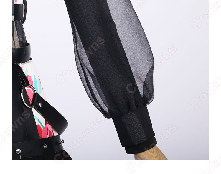 ホロライブ 女性VTuber 星街すいせい コスプレ衣装 「みちづれ - From THE FIRST TAKE」 Shout in Crisis衣装 ドレス-10