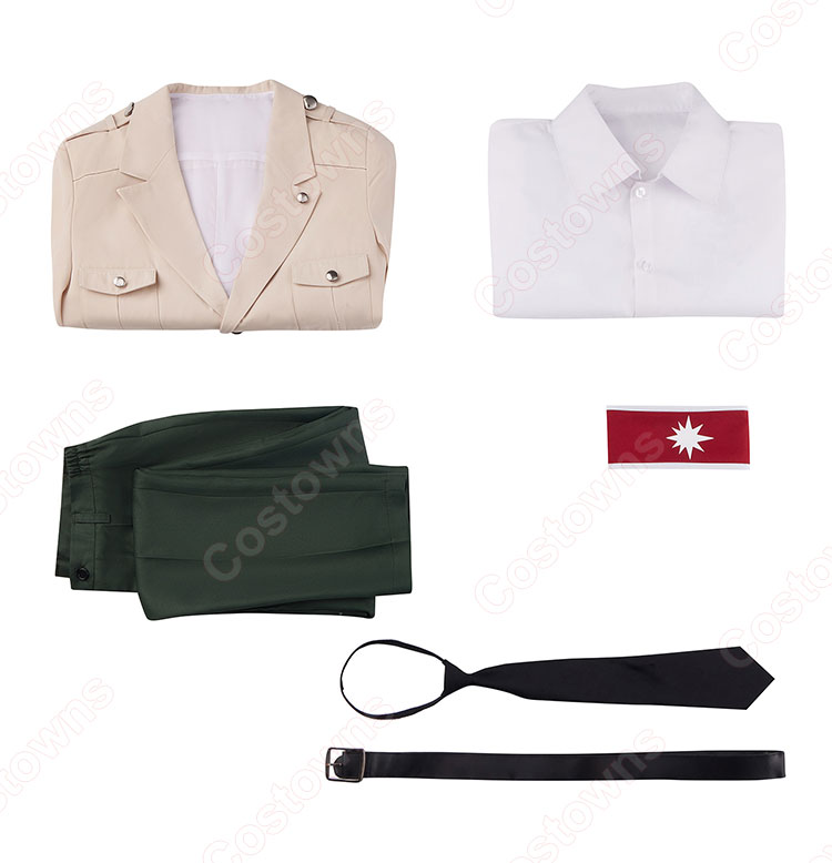 進撃の巨人 完結編 ライナー・ブラウン コスプレ衣装-9