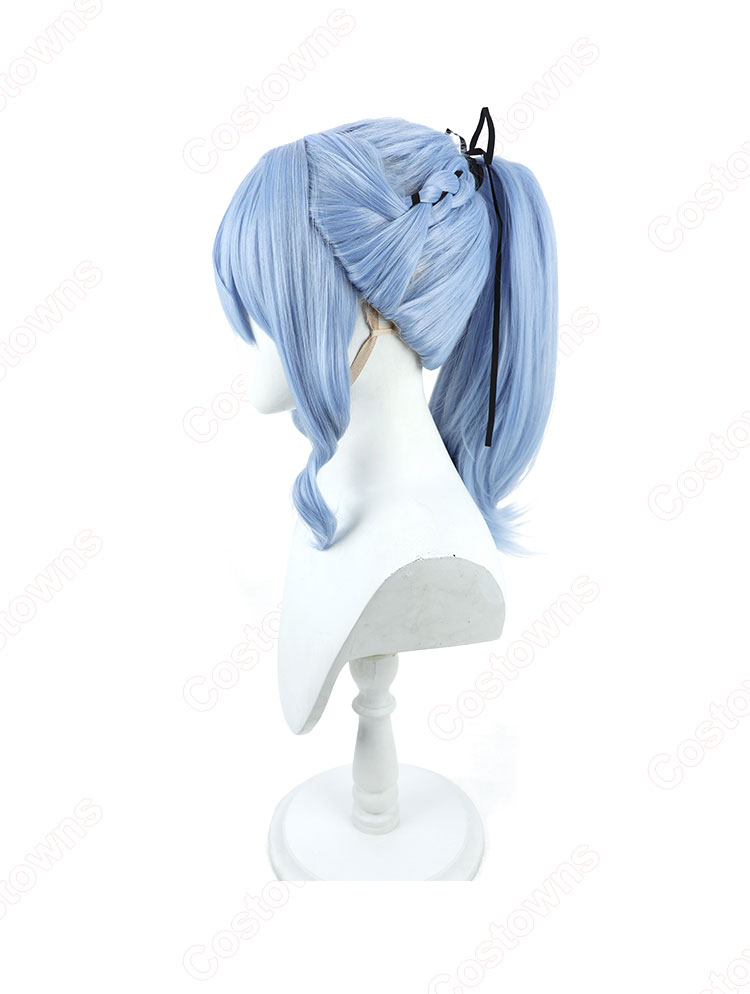 ホロライブ 女性VTuber 星街すいせい コスプレウィッグ 「みちづれ - From THE FIRST TAKE」 耐熱かつら cosplay wig 通販-4