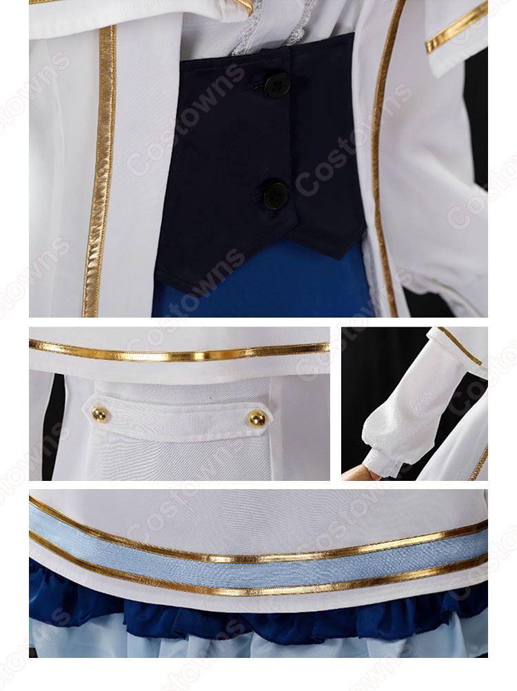 転生王女と天才令嬢の魔法革命 ユフィリア・マゼンタ コスプレ衣装-5