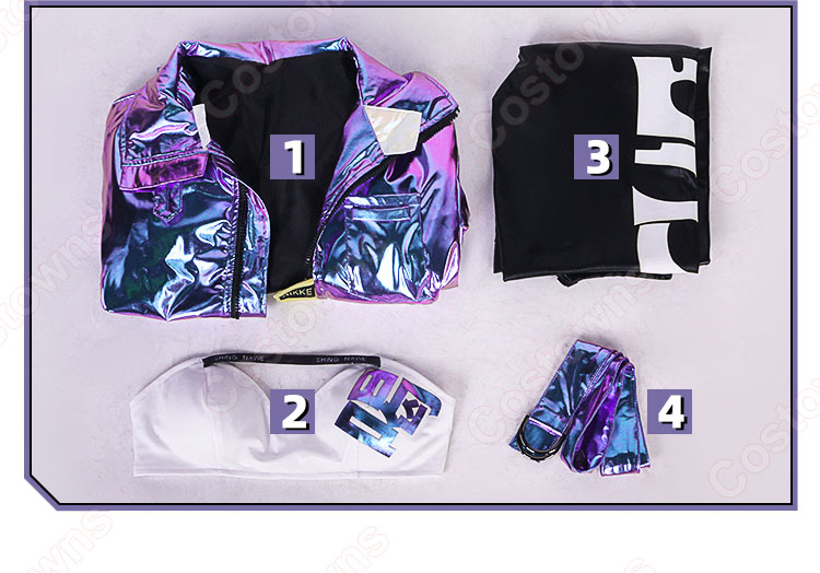 勝利の女神:NIKKE シン(Sin) コスプレ衣装-12