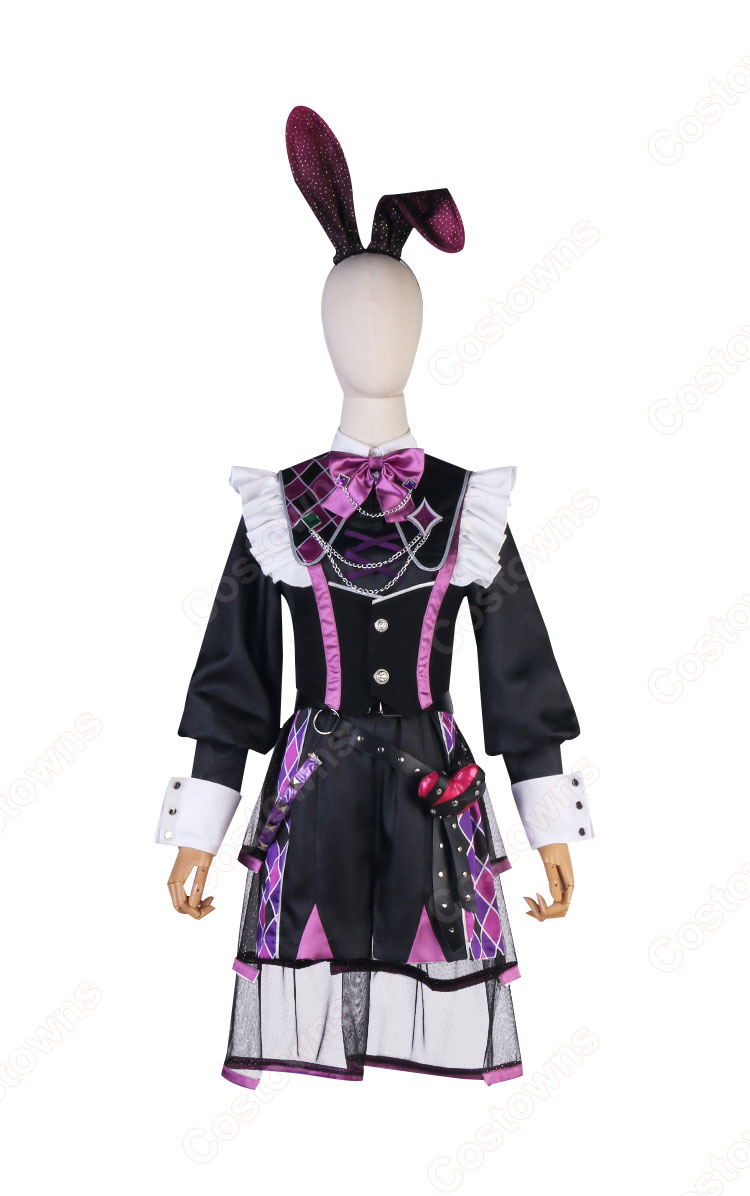 あんスタ！ 白鳥藍良 乱雲FUMBLE衣装 コスプレ衣装 『あんさんぶるスターズ！！』 スカウト！乱雲FUMBLE アンラッキーバニー cosplay  仮装 変装 - Costowns