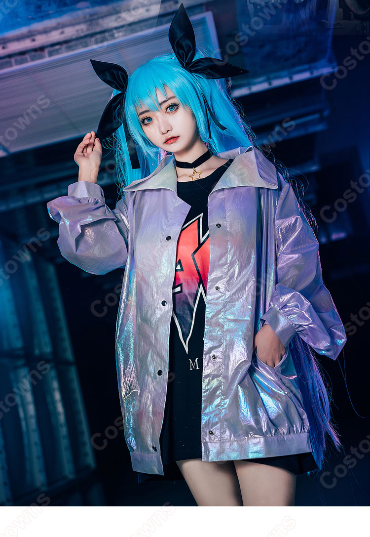 初音ミク ストリートファッション風 コスプレ衣装 - Costowns