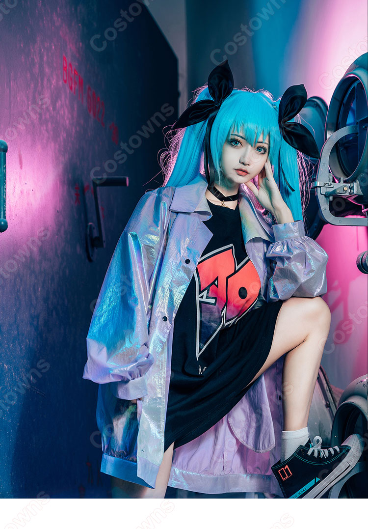 初音ミク ストリートファッション風 コスプレ衣装 - Costowns