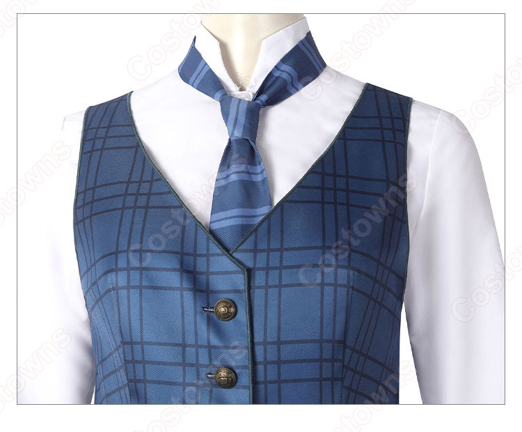 ホグワーツ・レガシー レイブンクロー 女子生徒 制服 コスプレ衣装 ホグワーツ魔法魔術学校のローブ-9