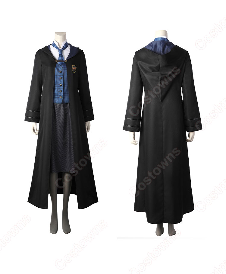 ホグワーツ・レガシー レイブンクロー 女子生徒 制服 コスプレ衣装 ホグワーツ魔法魔術学校のローブ-1
