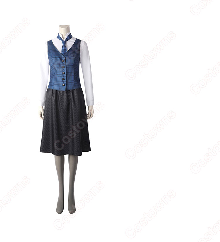 ホグワーツ・レガシー レイブンクロー 女子生徒 制服 コスプレ衣装 ホグワーツ魔法魔術学校のローブ-3