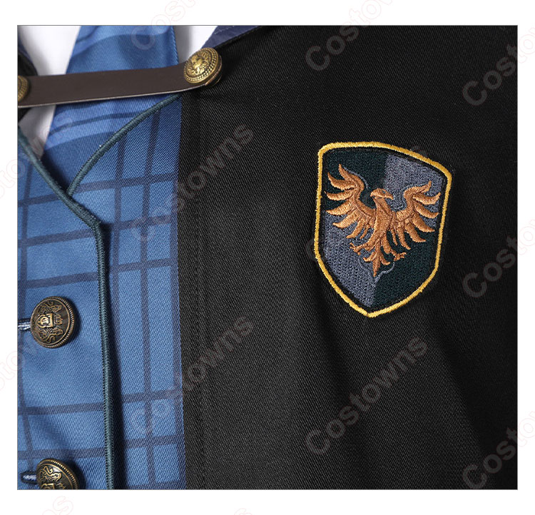 ホグワーツ・レガシー レイブンクロー 女子生徒 制服 コスプレ衣装 ホグワーツ魔法魔術学校のローブ-5