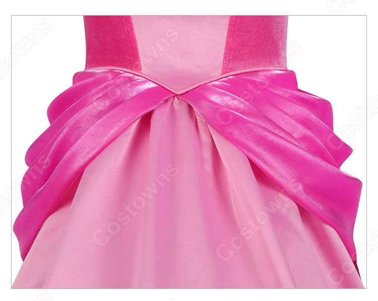 ザ・スーパーマリオブラザーズ・ムービー ピーチ姫 コスプレ衣装-8