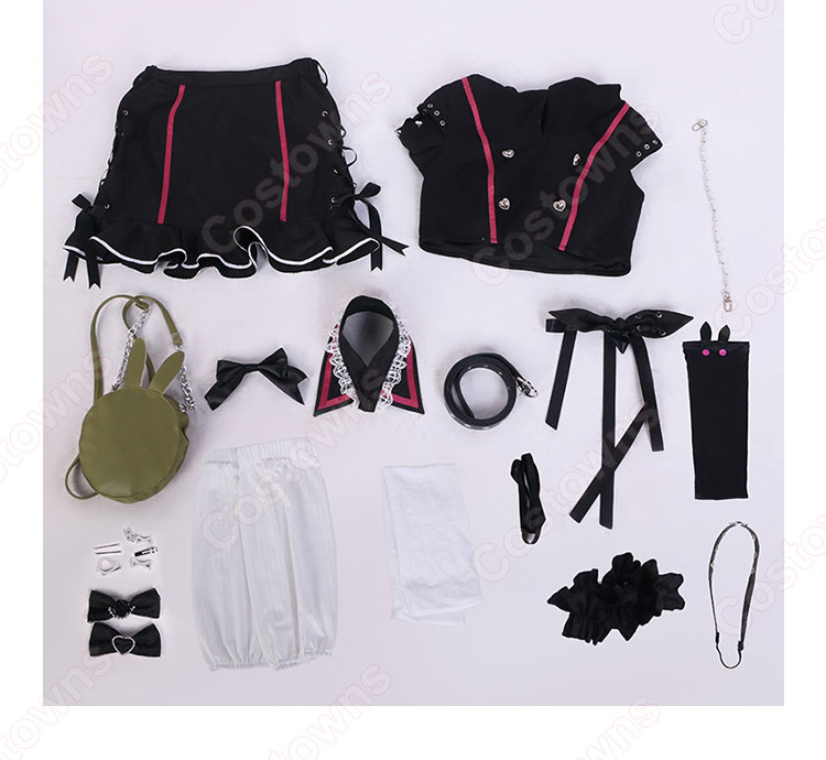 VTuber にじさんじ 夜見れな コスプレ衣装-11