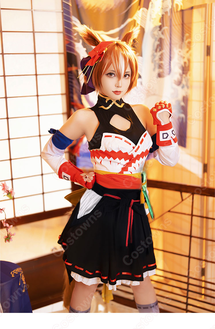 ウマ娘 プリティーダービー ヤエノムテキ 勝負服 コスプレ衣装-1