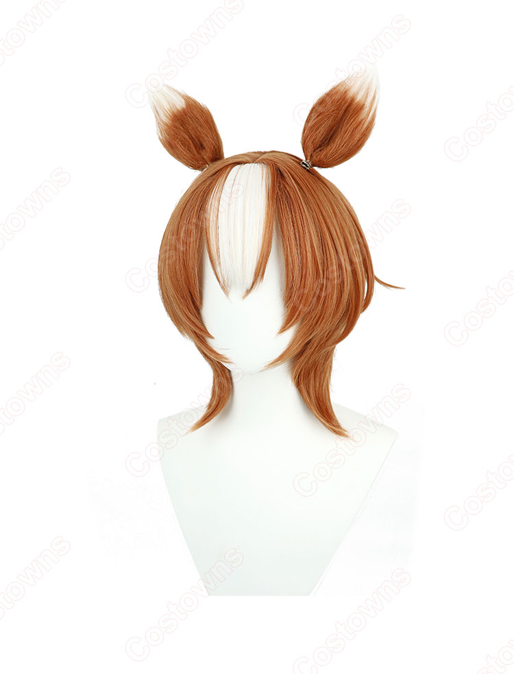 ウマ娘 プリティーダービー ヤエノムテキ コスプレウィッグ-2