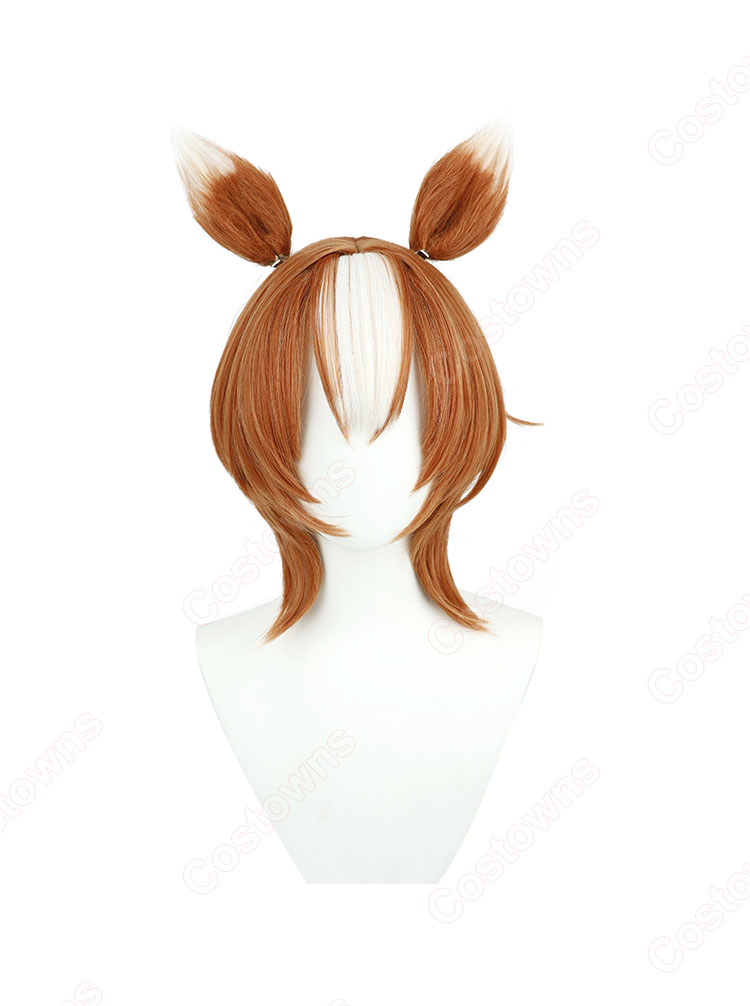 ウマ娘 プリティーダービー ヤエノムテキ コスプレウィッグ-1