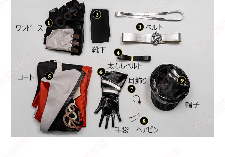 無期迷途 ナイチンゲール コスプレ衣装-10