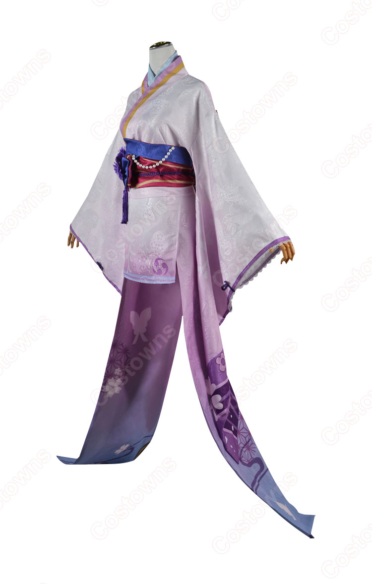 原神 稲妻 雷電眞 雷神バアル コスプレ衣装-3