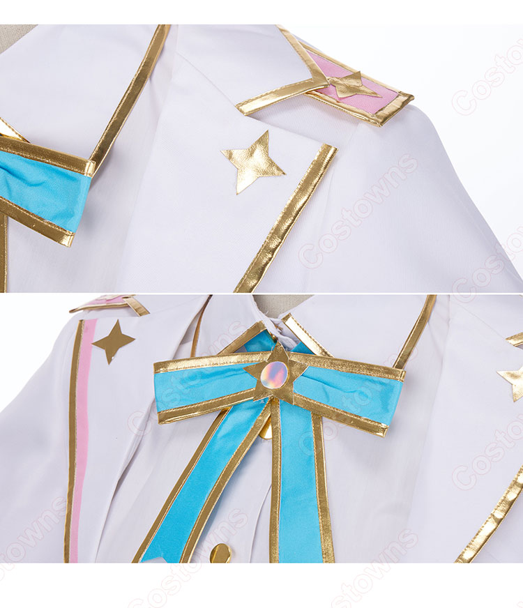 VTuber ホロライブ 桃鈴ねね ブライト衣装 コスプレ衣装-3