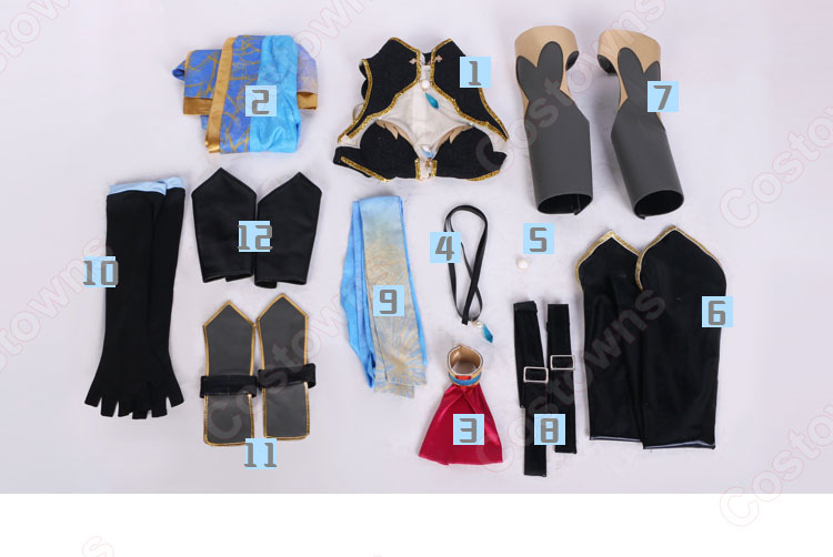 ウマ娘 プリティーダービー メジロアルダン コスプレ衣装-15