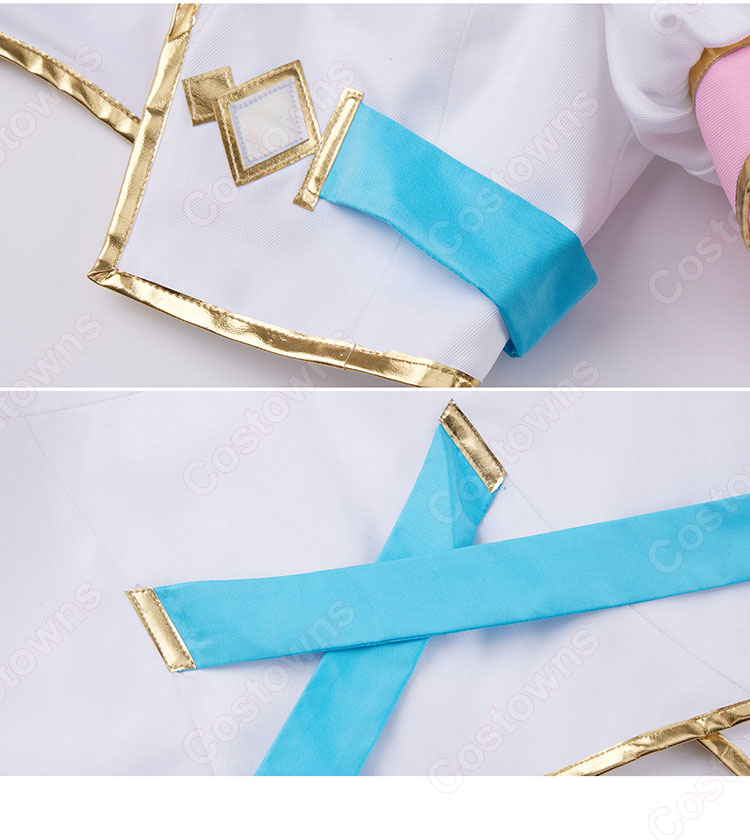 VTuber ホロライブ 桃鈴ねね ブライト衣装 コスプレ衣装-6