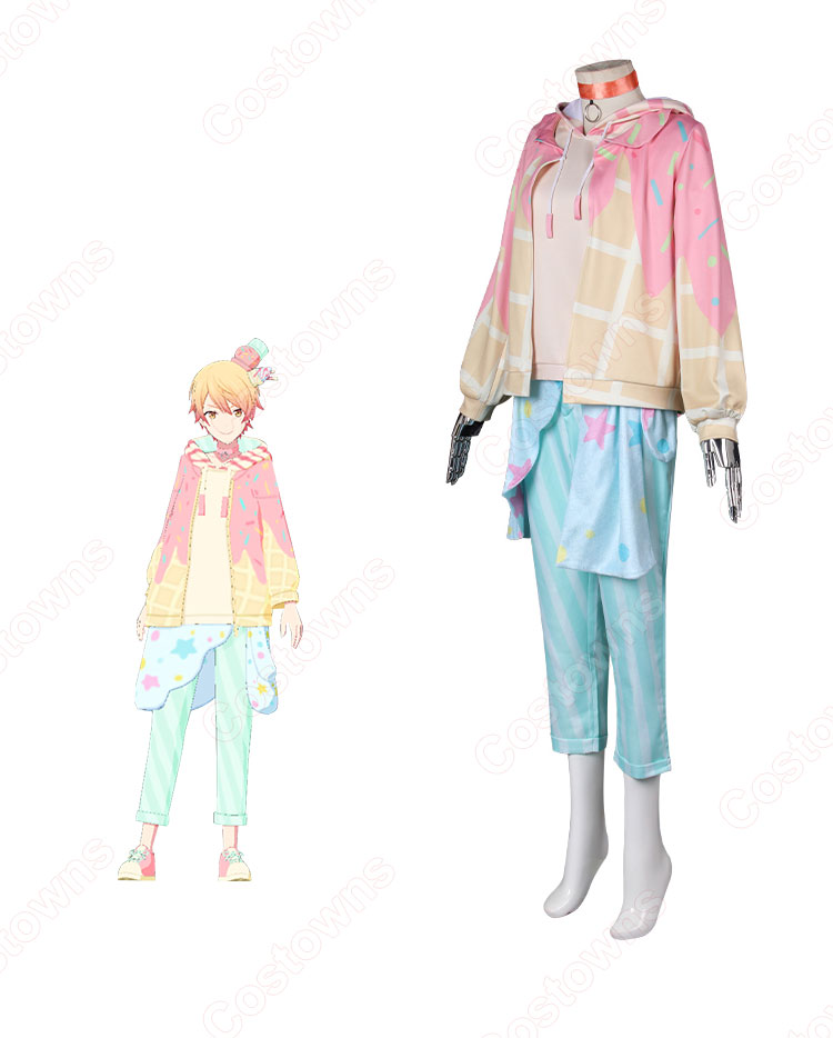 プロセカ 天馬司 パステルアイスクリーム衣装 コスプレ衣装 『プロジェクトセカイ カラフルステージ! feat. 初音ミク』 スイーツ衣装 cosplay 仮装 変装-2