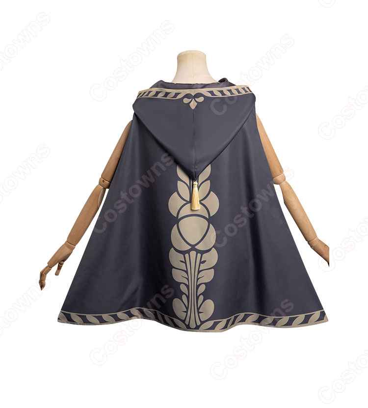 ゼルダの伝説 ティアーズ オブ ザ キングダム ゼルダ コスプレ衣装 マント-3