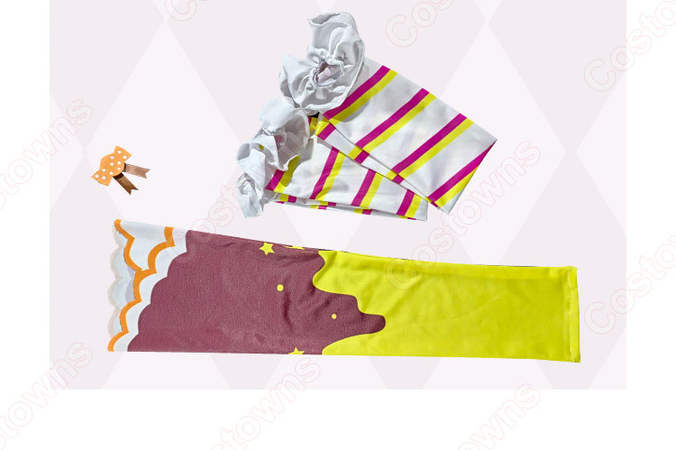 プロセカ 鳳えむ 草薙寧々 鏡音リン コスプレ衣装 『プロジェクトセカイ カラフルステージ！ feat. 初音ミク』 夢もリアルも！まぜまぜポッピンガチャ cosplay 仮装 変装-2