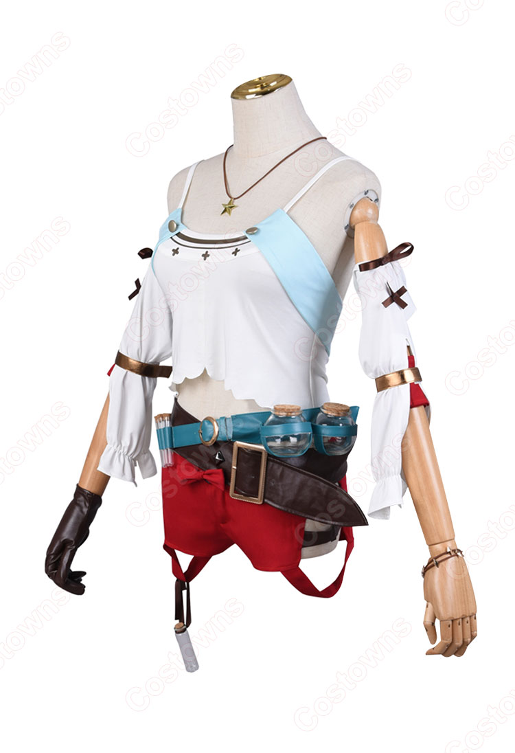 ライザのアトリエ 〜常闇の女王と秘密の隠れ家〜 ライザリン・シュタウト 普段着 コスプレ衣装-6