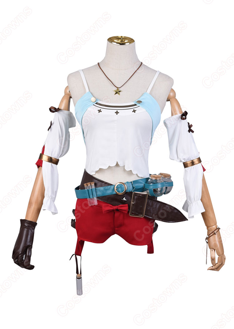 ライザのアトリエ 〜常闇の女王と秘密の隠れ家〜 ライザリン・シュタウト 普段着 コスプレ衣装-5