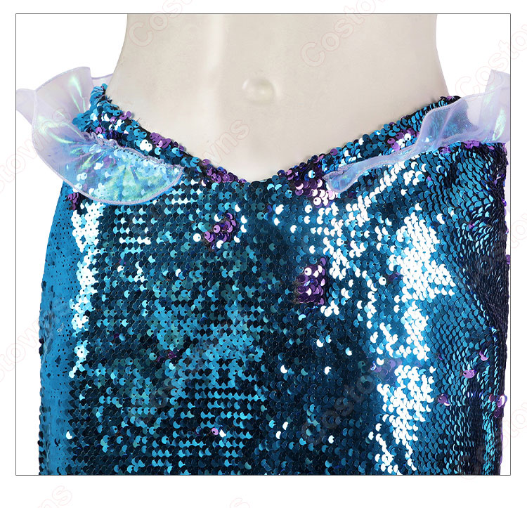 2023年 実写 映画 リトル・マーメイド アリエル コスプレ衣装-7