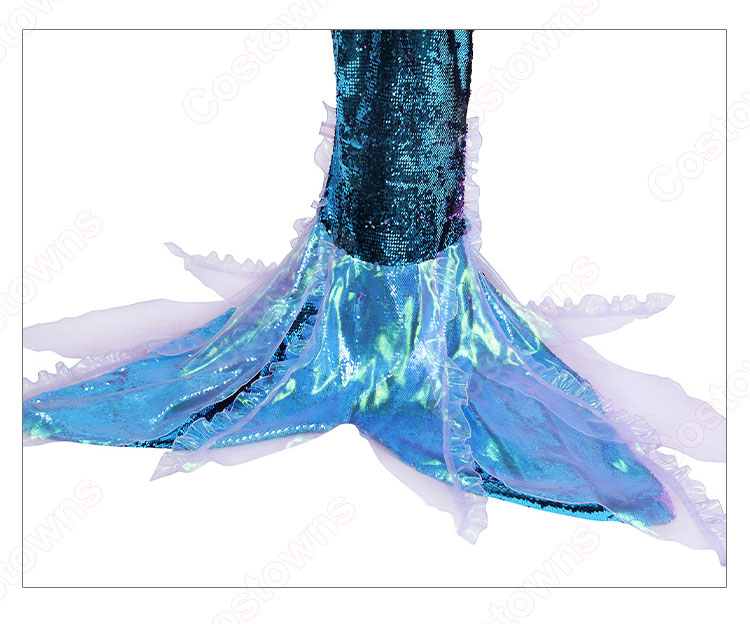 2023年 実写 映画 リトル・マーメイド アリエル コスプレ衣装-11