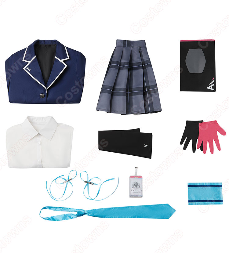 ブルーアーカイブ(ブルアカ) 黒見セリカ コスプレ 衣装 制服-11