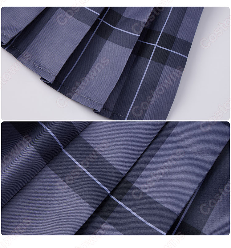 ブルーアーカイブ(ブルアカ) 砂狼シロコ コスプレ 衣装 制服-8