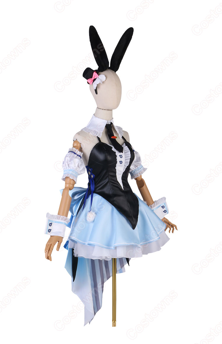 VTuber hololive(ホロライブ) 兎田ぺこら コスプレ衣装 新衣装 フリフリバニードレス-5