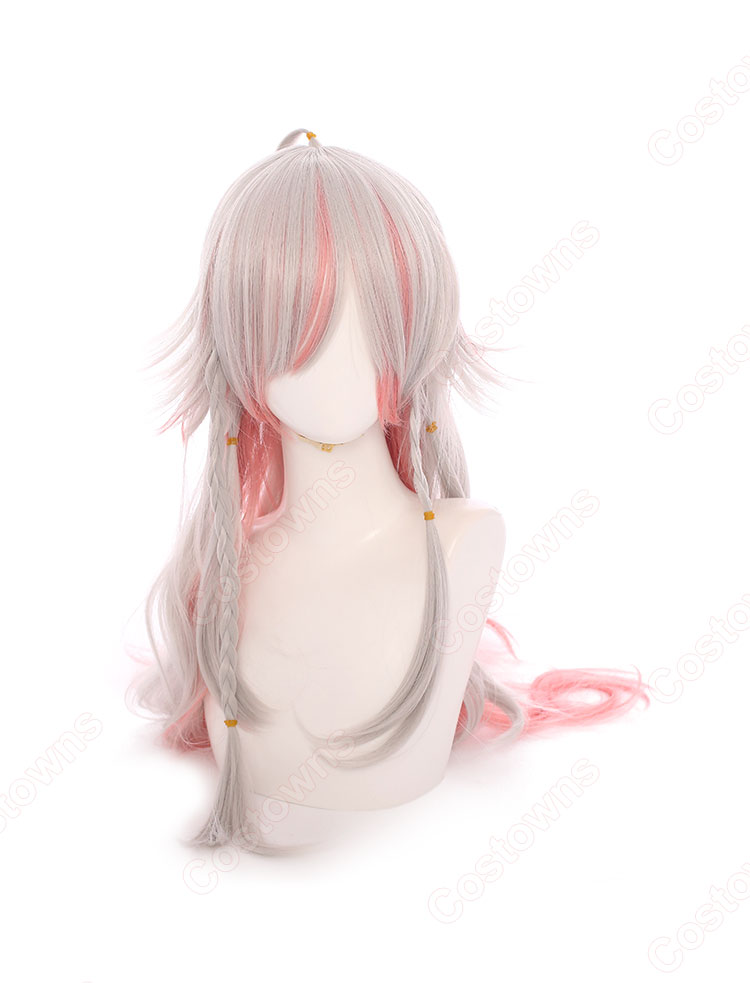 VTuber 神楽七奈 カグラナナ コスプレウィッグ-1