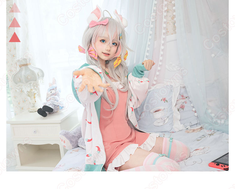 VTuber 神楽七奈 カグラナナ コスプレ衣装-3