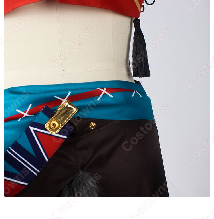 あんスタ! 漣ジュン ケモノサバイバル衣装 コスプレ衣装『あんさんぶるスターズ!!』 スカウト!ケモノサバイバル シマハイエナの狩り cosplay 仮装 変装-6