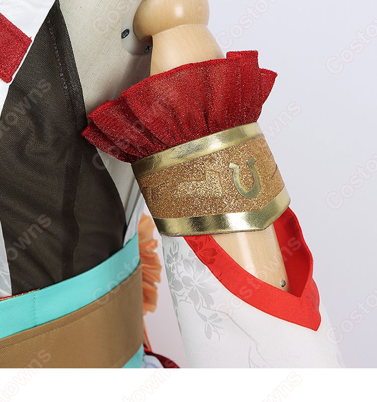 ウマ娘 プリティーダービー 夢ノ金原 イナリワン コスプレ衣装 巫女服-6