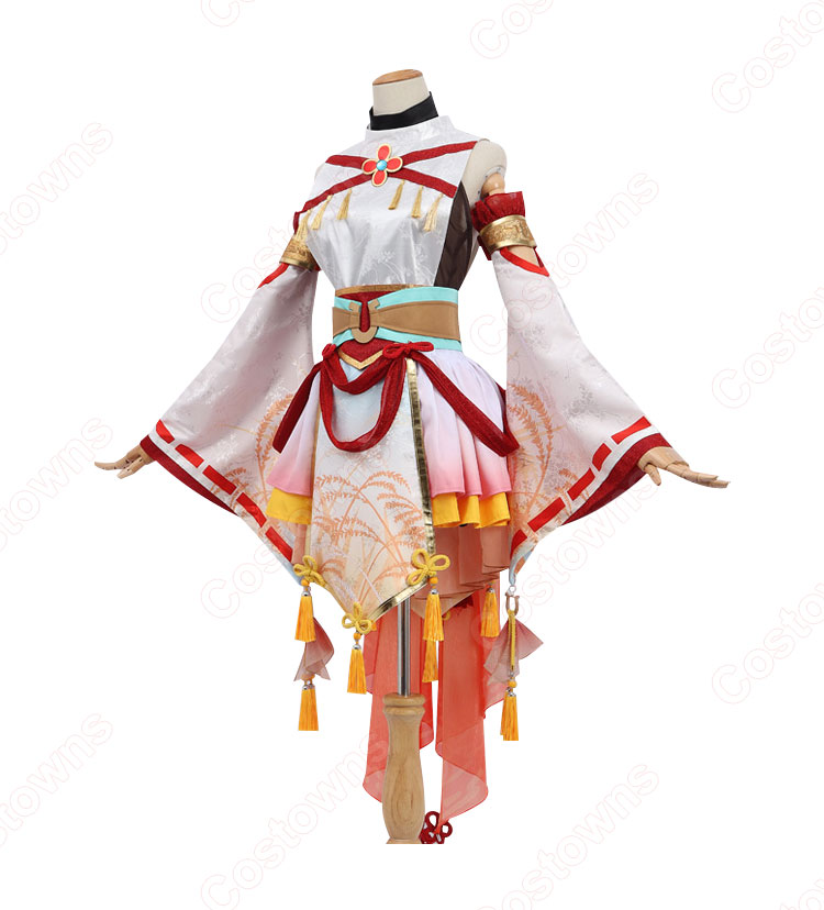 ウマ娘 プリティーダービー 夢ノ金原 イナリワン コスプレ衣装 巫女服-2