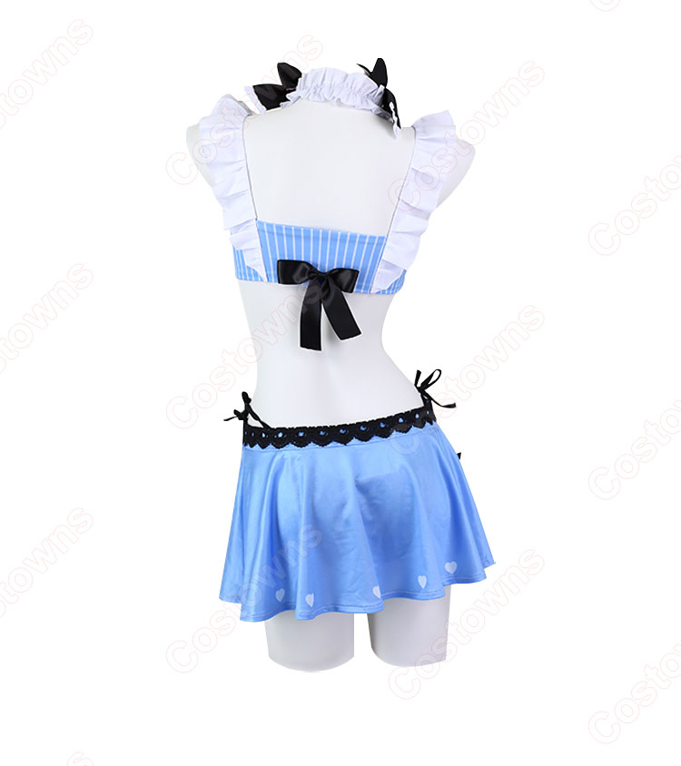 VTuber hololive(ホロライブ) 百鬼あやめ 水着 コスプレ衣装-4