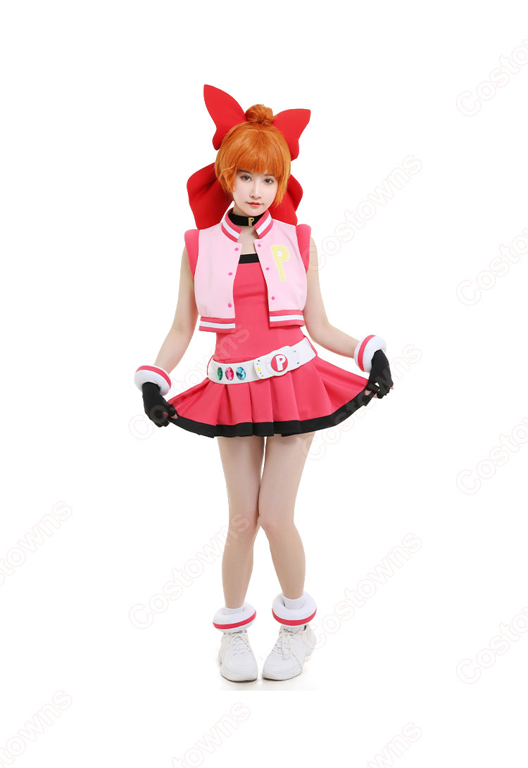 【数量は多】 出ましたっ!パワパフガールズZ 赤堤ももこ ハイパー・ブロッサム コスプレ衣装
