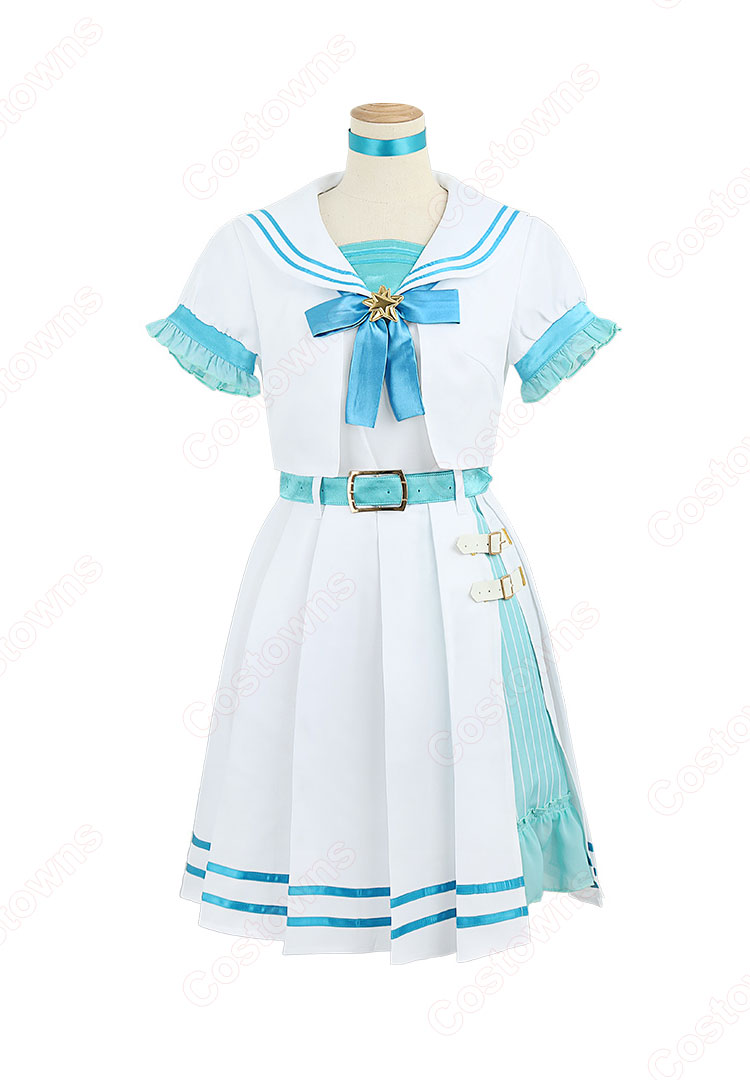 VTuber hololive（ホロライブ） 星街すいせい セーラー服 コスプレ衣装-7