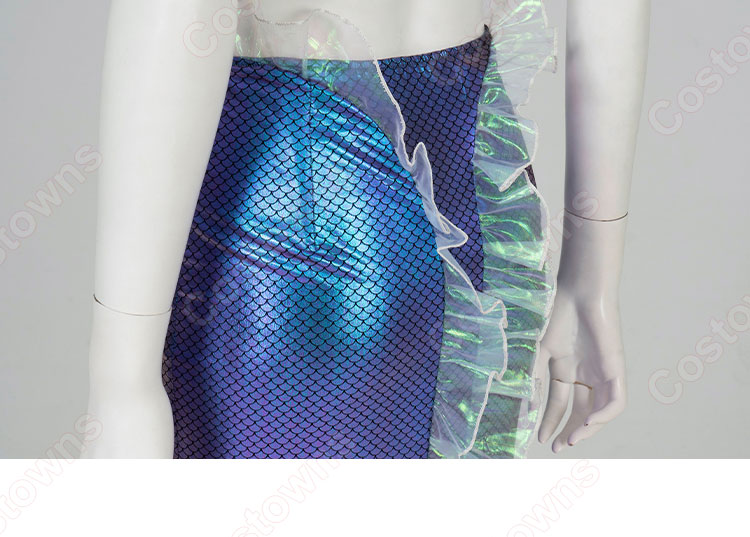 2023年 映画 リトル・マーメイド アリエル 子供用 大人用 コスプレ衣装-7