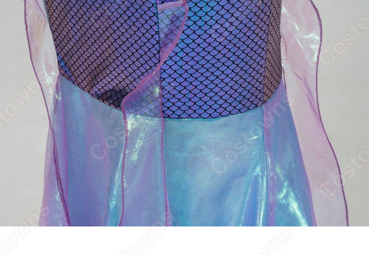 2023年 映画 リトル・マーメイド アリエル 子供用 大人用 コスプレ衣装-9