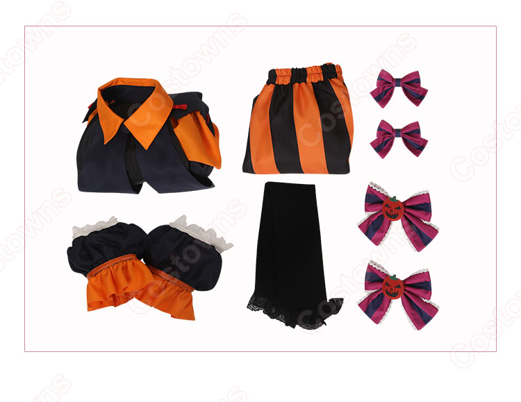 鬼滅の刃 甘露寺蜜璃 ハロウィン コスプレ衣装-8