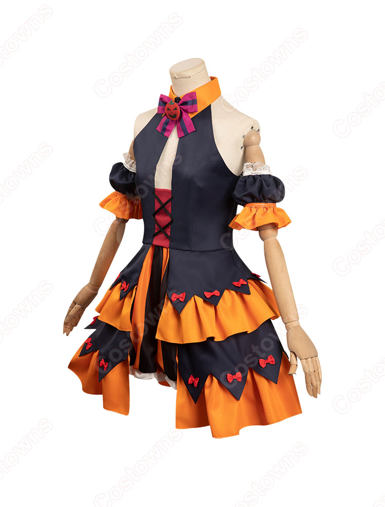 鬼滅の刃 甘露寺蜜璃 ハロウィン コスプレ衣装-2