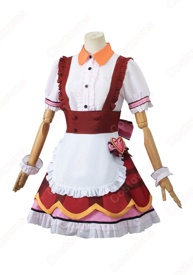 【推しの子】 星野アイ メイド服 コスプレ衣装-3