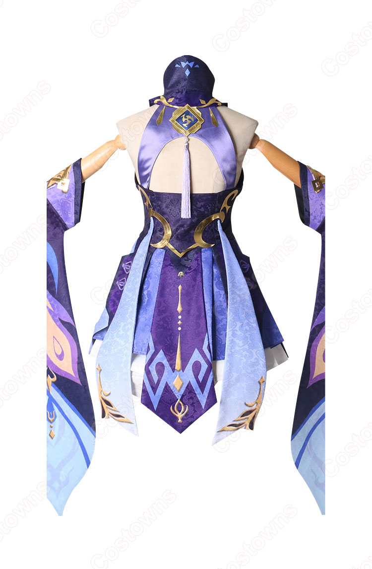 a.a　原神　刻晴　コスプレ衣装　Mサイズ 刻晴（コクセイ） 霓裾の舞 コスプレ衣装 ゲーム 『原神（げん