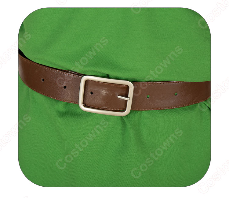 ゼルダの伝説 スカイウォードソード リンク コスプレ衣装 緑の服 騎士団 制服-8