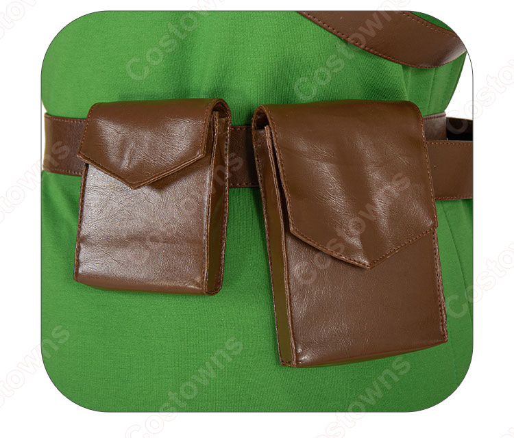 ゼルダの伝説 スカイウォードソード リンク コスプレ衣装 緑の服 騎士団 制服-7